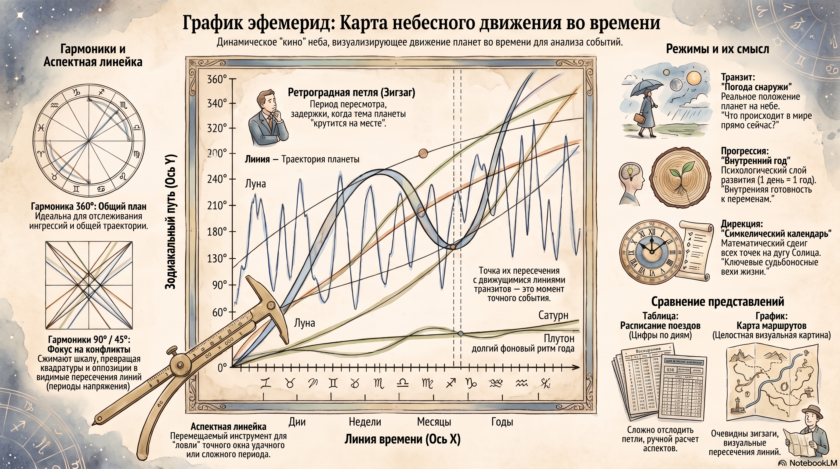 График эфемерид что это и как читать